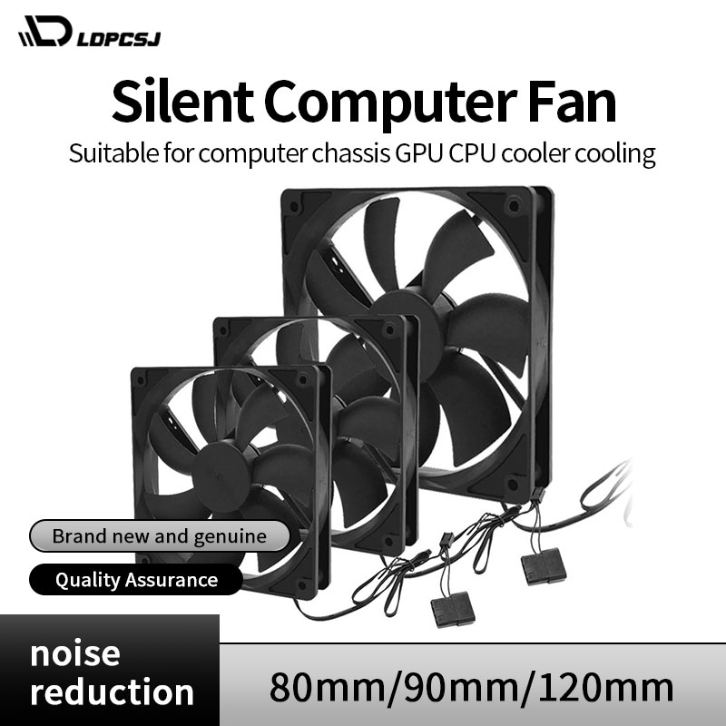 80mm 90mm 120mm Quiet Computer - Gpu Cooler ulasan dan harga