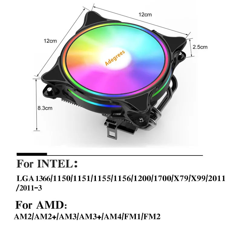 X99 CPU Air Cooler 3Pin/4Pin A - Air Cooler Cpu ulasan dan harga