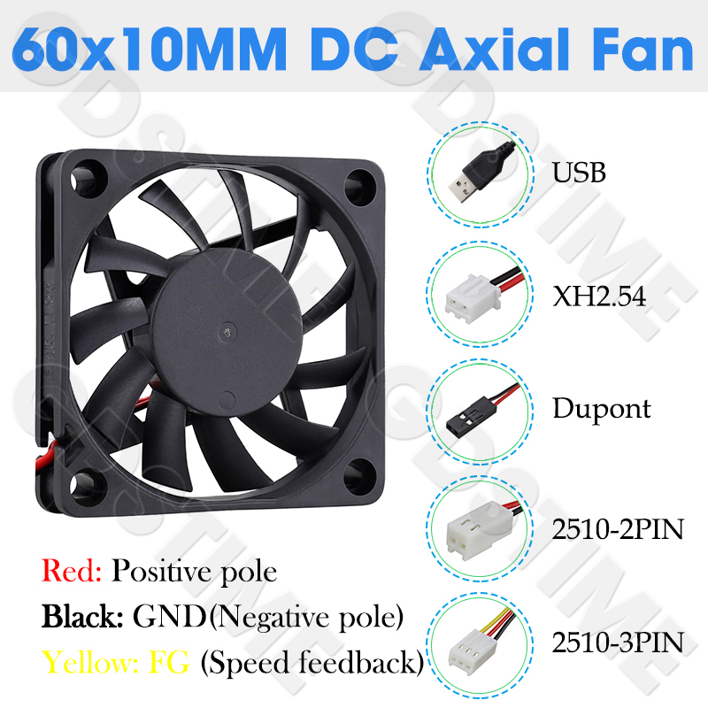 GDSTIME 60mm Fan 24V 12V Fan 6 - Gpu Cooler ulasan dan harga