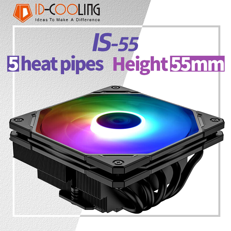 ID-COOLING IS-55 5Heatpipe CPU - Air Cooler Cpu ulasan dan harga