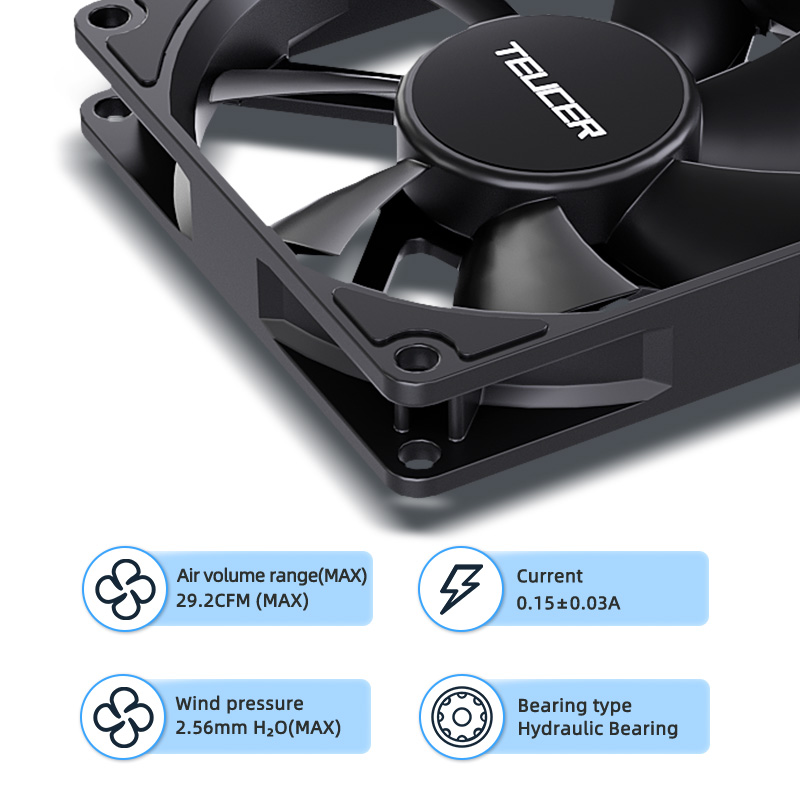 Teucer UT-8015 8CM Chassis Fan - Gpu Cooler ulasan dan harga